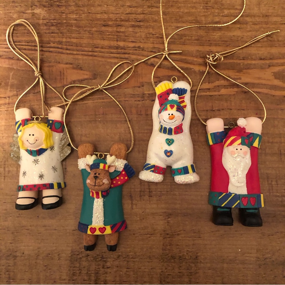 1998 Vintage avon Christmas ornaments